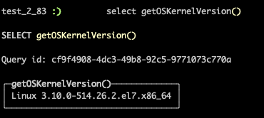 增加getOSKernelVersion