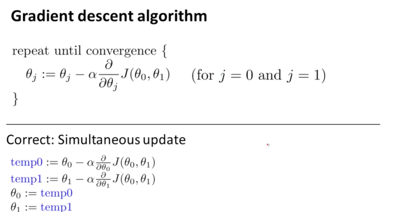 gradient descent